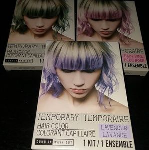 Temporary hair color